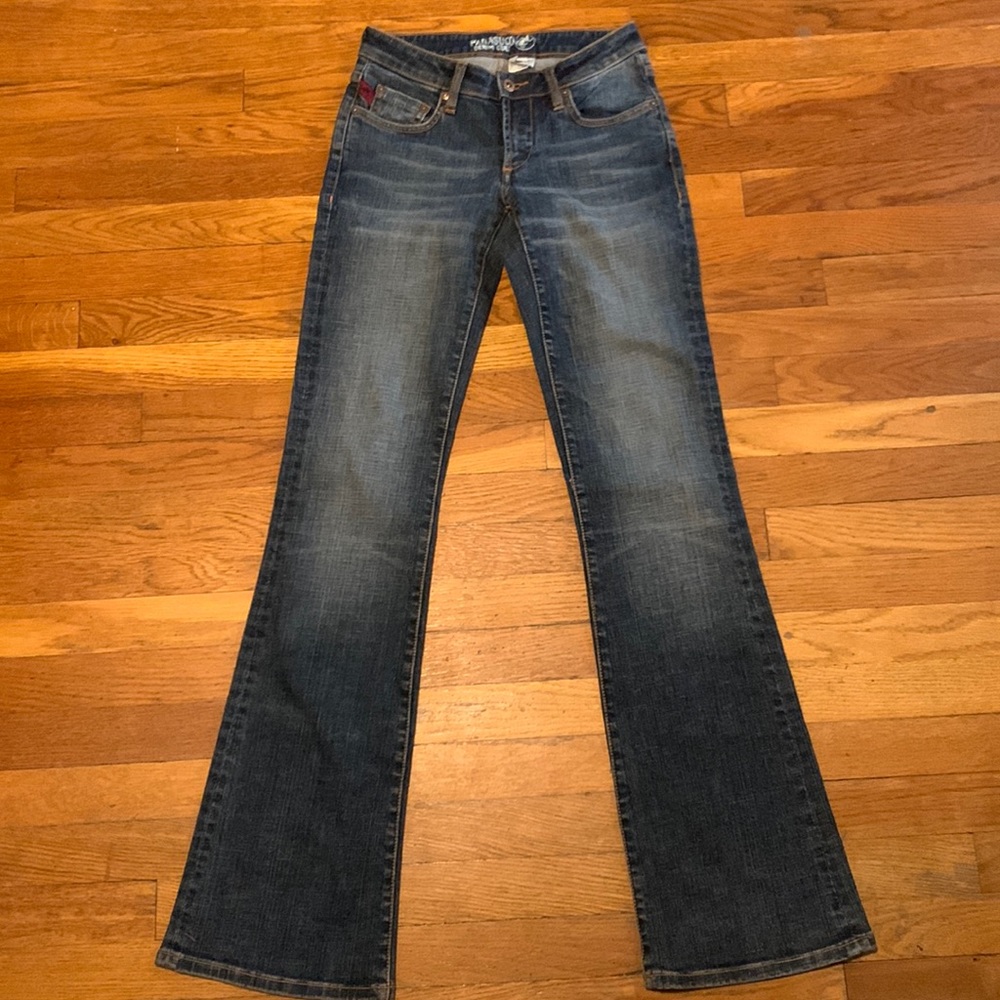 Parasuco Denim Cult medium wash flare boot cut jeans Sz 26